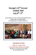 2017 Canoe Trip