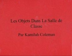 Les objets dans la salle de classe