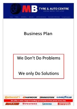 Microsoft Word - MARK BOYD BUSINESS PLAN PART  REVISITED