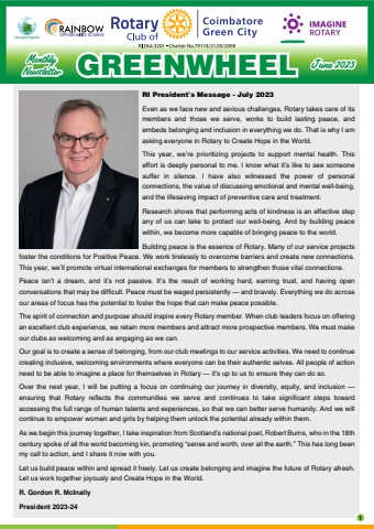 Greenwheel Newsletter June 2023