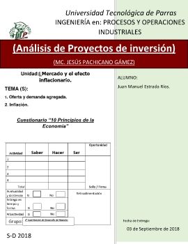 Análisis de Proyectos de Inversión 10 IPOI