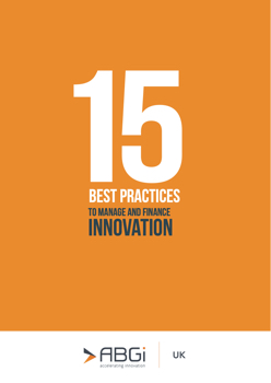 15 Best Practices to Manage and Finance Innovation