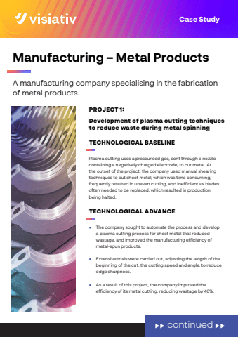 Manufacturing – Metal Products Case Study - JUL24