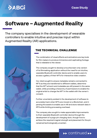 software – augmented reality abgi uk case study