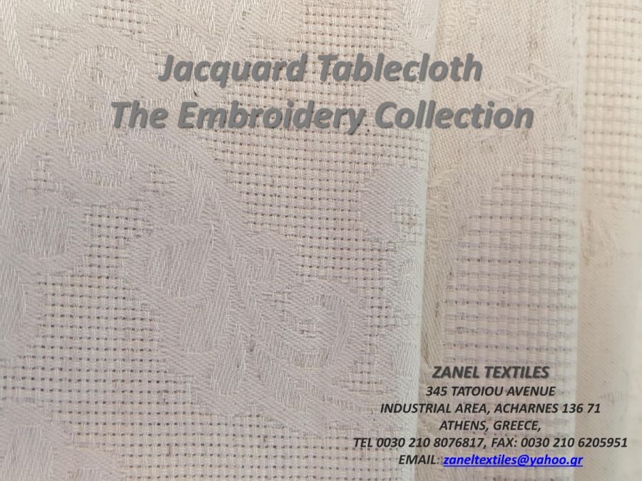 Jacquard Tablecloth Embroidery Collection