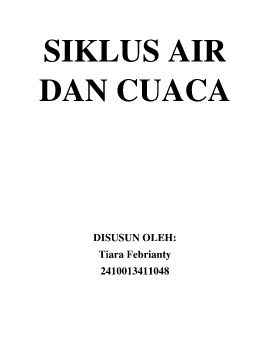 SIKLUS AIR tiara 