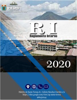 RI (REGLAMENTO INTERNO) UG - SANTA TERESA - 2020