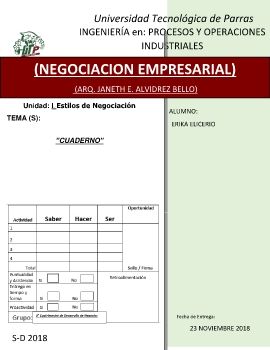 NEGOCIACION EMPRESARIAL