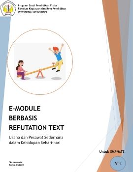 E-Module Berbasis Refutation Text Usaha  dan Pesawat Sederhana