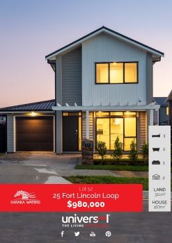 Karaka Waters - Lot 52 - 25 Fort Lincoln Loop V2