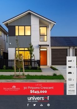 Belmont Park - Lot 54 - 30 Piripono Crescent V2
