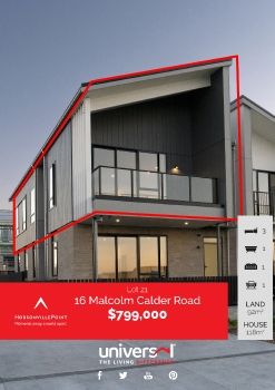 Hobsonville - Lot 21 - 16 Malcolm Calder Road V2