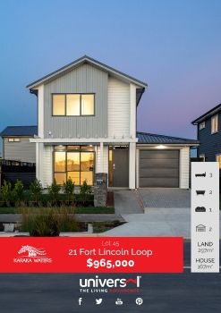 Karaka Waters - Lot 45 - 21 Fort Lincoln Loop V2