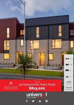 Hobsonville - Lot 33 - 24 Hobsonville Point Road