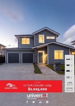 Karaka Waters - Lot 50 - 11 Fort Lincoln Loop V2