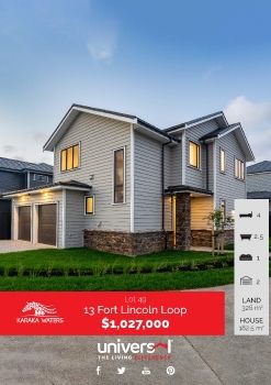 Karaka Waters - Lot 49 - 13 Fort Lincoln Loop V2