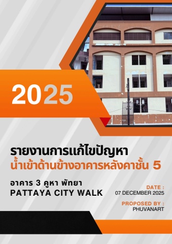 งานซ่อมหลังคา ตึก 3 คูหา