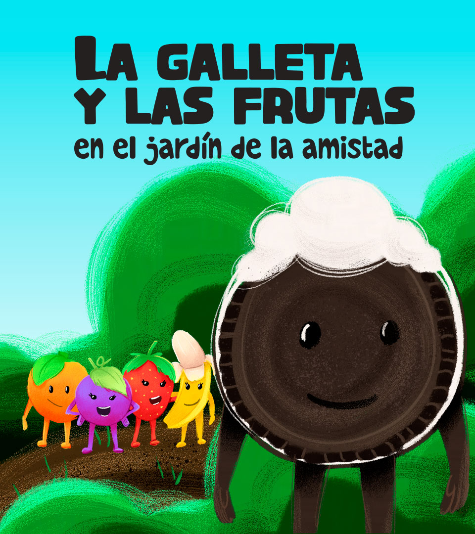 La Galleta Y Las Frutas En El Jardín De La Amistad