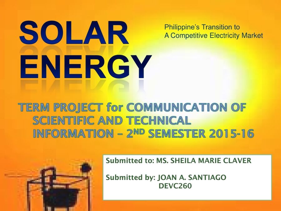 Introduction to Solar Energy