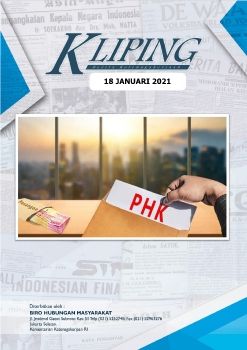 e-KLIPING KETENAGAKERJAAN 18 JANUARI 2021