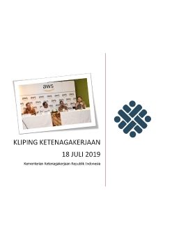 e-KLIPING KETENAGAKERJAAN 18 JULI 2019