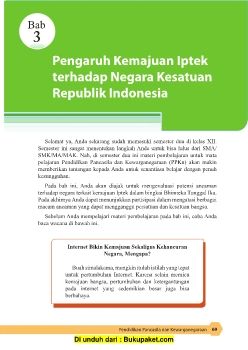 Bab 3 Pengaruh Kemajuan IPTEK terhadap Negara Kesatuan Republik Indonesia