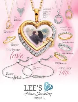 Lees's Fine Jewelry's 2024 Valentines Day Sale Brochure