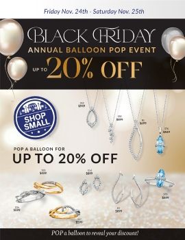 Shop our Black Friday Balloon Pop Event