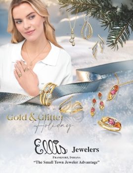 ELL175 Gold & Glitter Flipbook