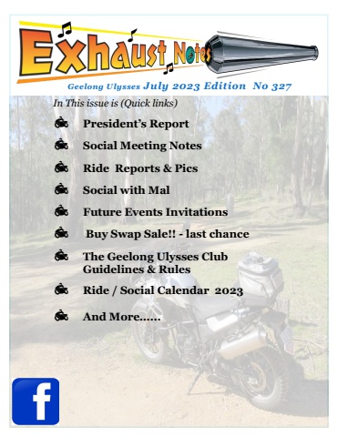 2023 Exhaust Notes  Ed 327  July