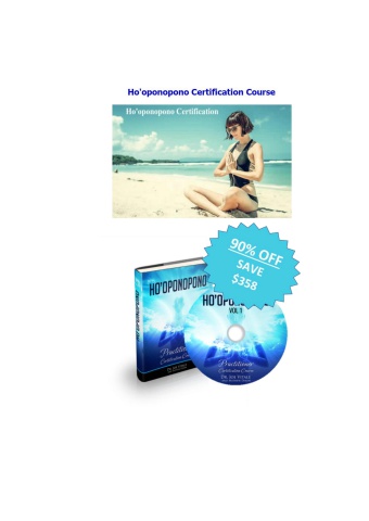 Ho'Oponopono Certification Guidebook | Ho'oponopono Certification PDF Download