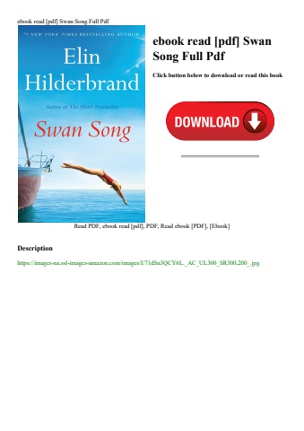 ebook read [pdf] swan song full pdf
