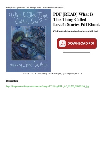 pdf [read] what is this thing called love stories pdf ebook
