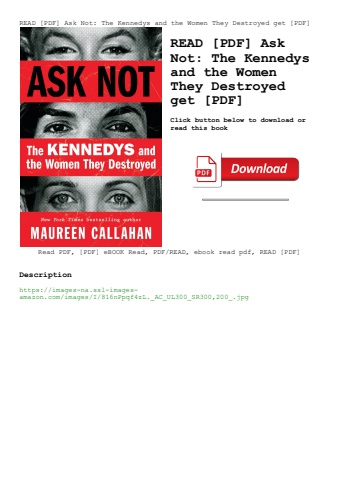 read [pdf] ask not the kennedys and the women they destroyed get [pdf]