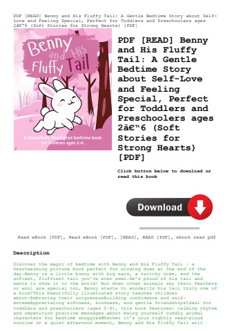 pdf [read] benny and his fluffy tail a gentle bedtime story about self-love and feeling special  per