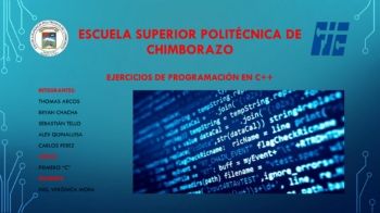 Ejercicios en C++