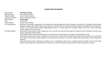 Silabus Bahasa Inggris Kelas X K13 revisi 2019 (niken) fix
