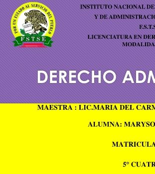 DERECHO ADMINISTRATIVO I