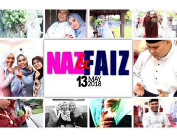 Naz & Faiz nikah sanding