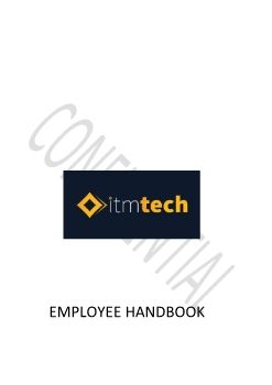 ITM Employee Handbook September 2020