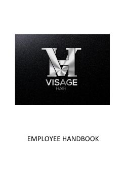 Visage Hair Employee Handbook.REV.V.1