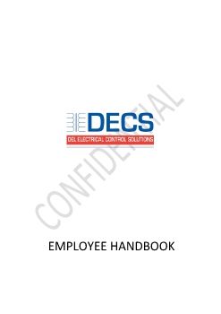 DEL Employee Handbook Rev.1