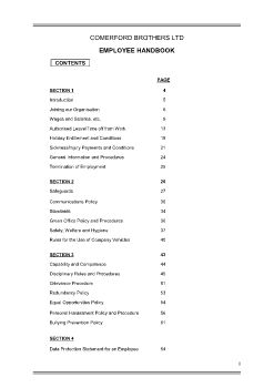 Comerford Employee Handbook 2018 v.1