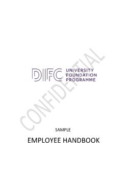 DIFC Employee Handbook V.2 Sept 2019