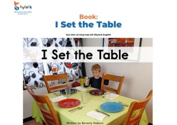 Book I Set the Table