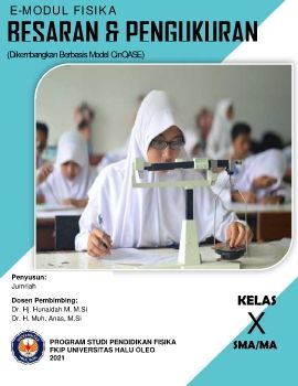 E-MODUL BERBASIS MODEL CinQASE MateriBesaran dan Pengukuran_Neat