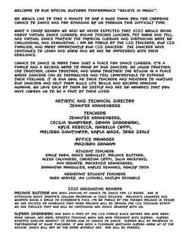 2020 Outdoor Performance Digital Program 