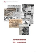 Revista presei 06-20 mai 2013