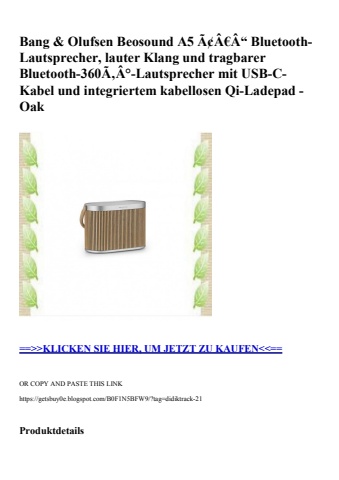 5778 bang   olufsen beosound a5 ã¢â€â“ bluetooth-lautsprecher  lauter klang und tragbarer bluetooth-360ã