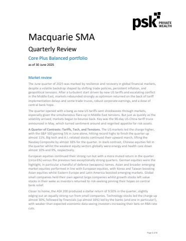 Macquarie Core Plus Balanced
